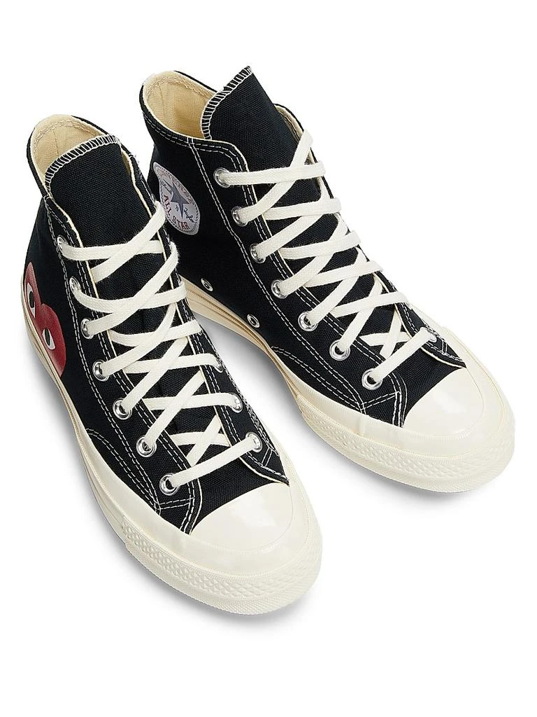 Comme des Garcons CdG PLAY x Converse Women's Chuck Taylor All Star Peek-A-Boo High-Top Sneakers 4