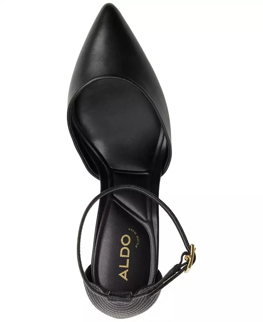 ALDO Women's Jan Pointed-Toe Ankle-Strap Block-Heel Pumps 7