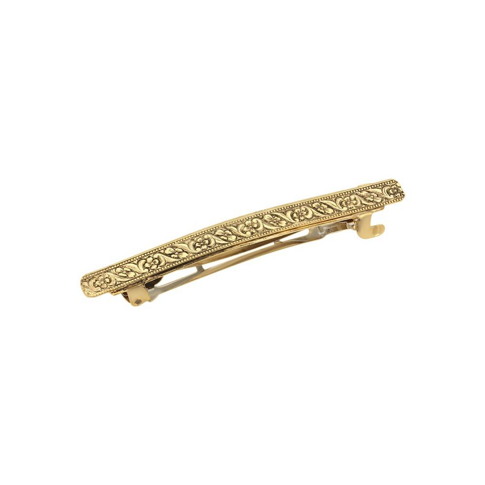 2028 Women's Gold-Tone Bar Hair Barrette