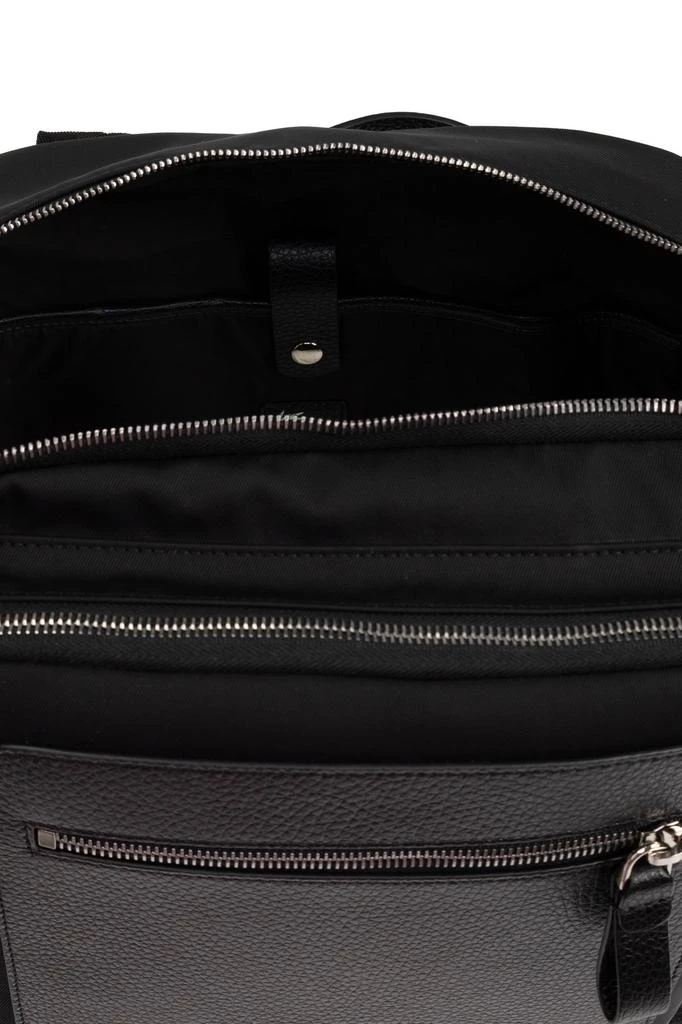 Giorgio Armani Giorgio Armani Logo Printed Zipped Backpack 4