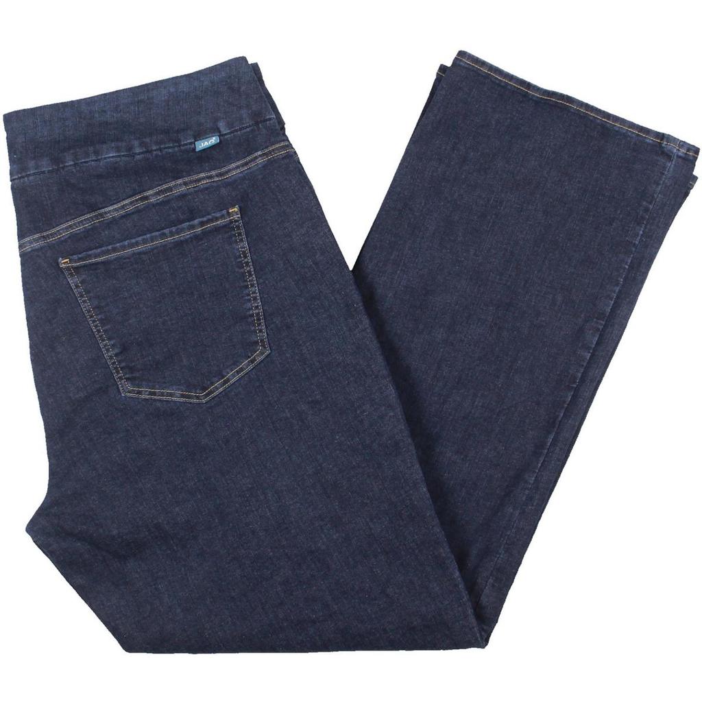 Jag Jeans Plus Paley Womens Denim Mid-Rise Bootcut Jeans