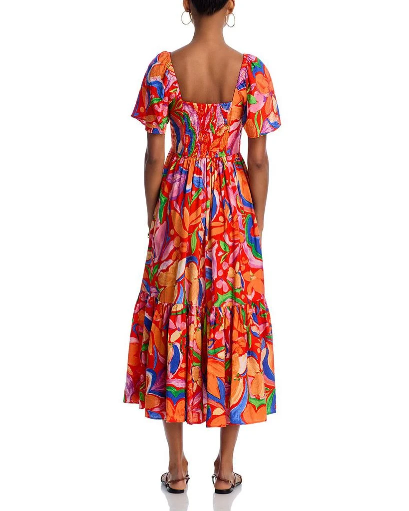 AQUA Oversized Floral Dress - Exclusive 4