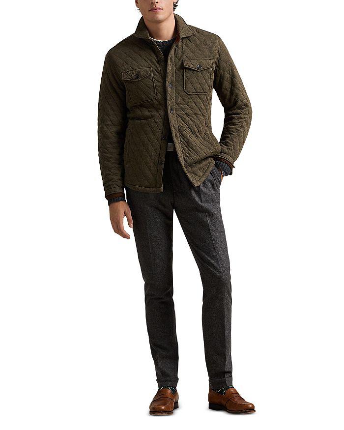 Ralph Lauren Quilted Double-Knit Jersey Overshirt