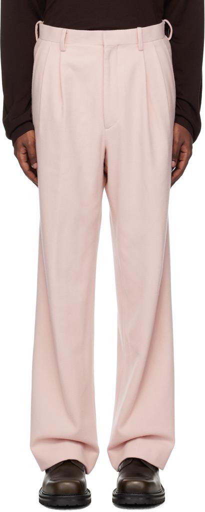 【美品】AURALEE CHINO TUCK WIDE PANTS 1 AURALEE Washed Finx Chino One-Tuck Pants Ivory White / Light