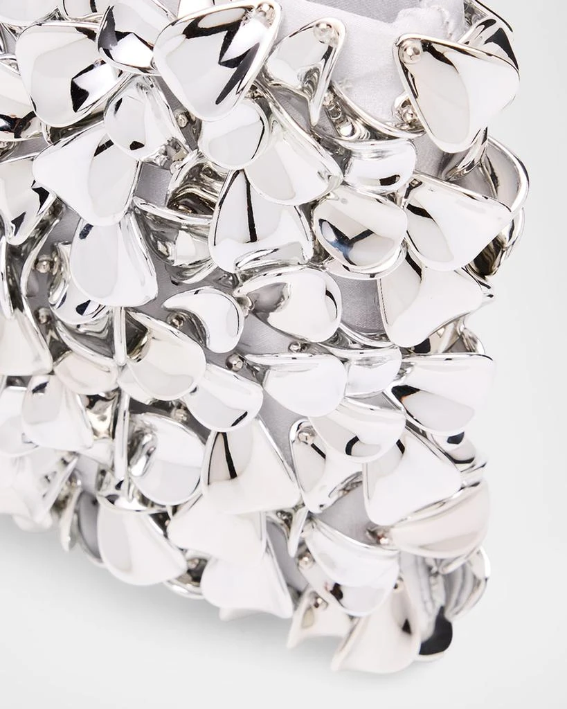 SIMKHAI Reese Metallic Beaded Clutch Bag 6