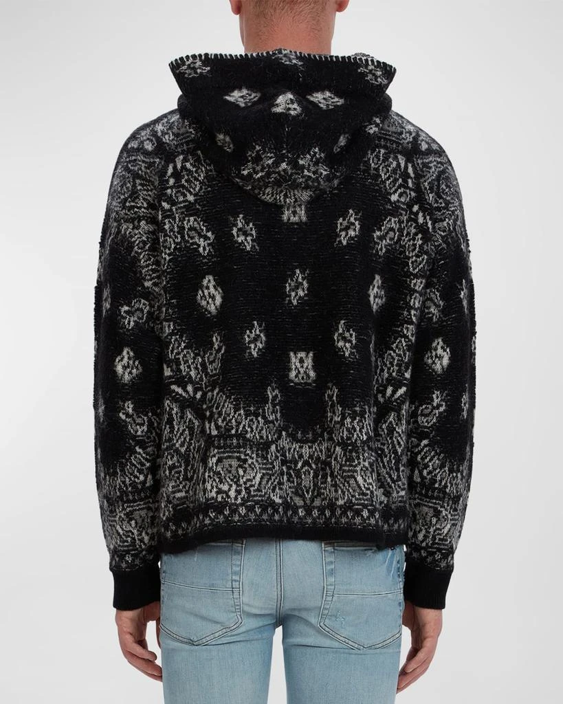 AMIRI Men's Bandana Knit Hoodie 3