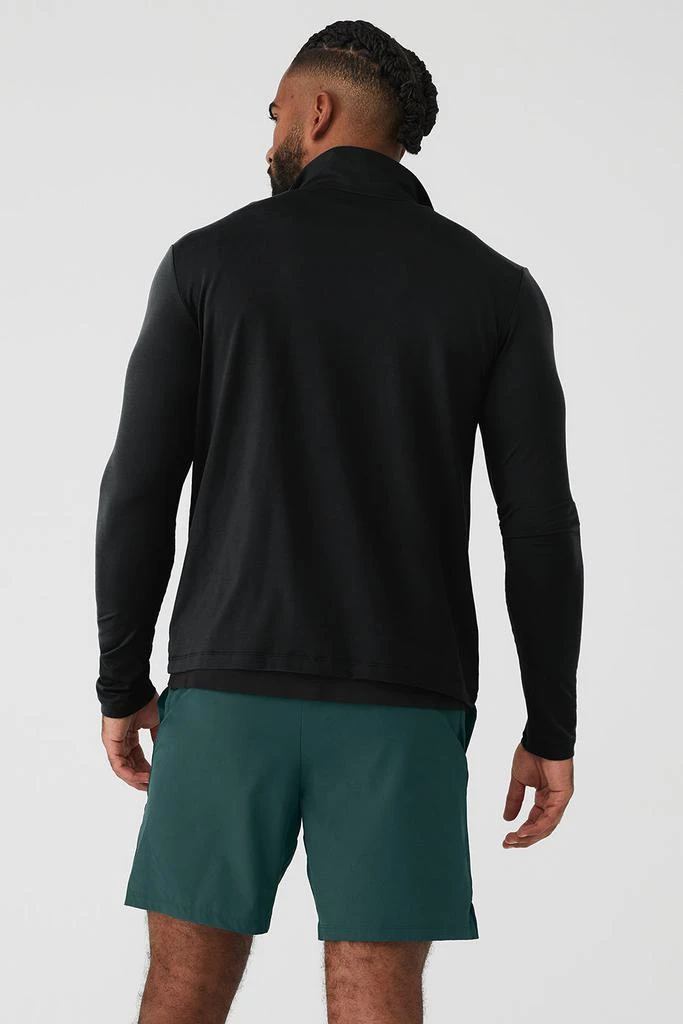 Alo Conquer 1/4 Zip Reform Long Sleeve - Black 3