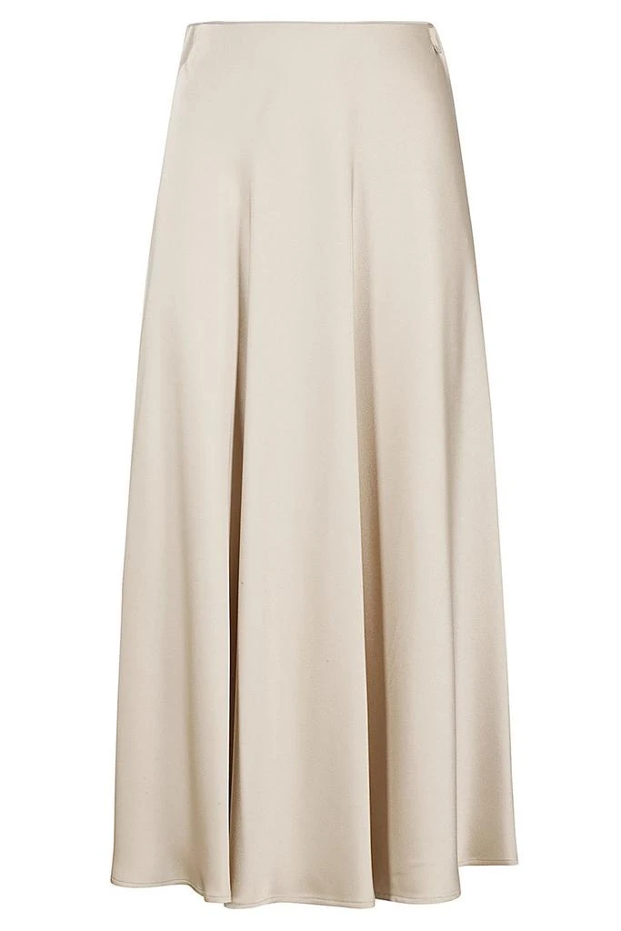 Herno Herno Resort High-Waist Satin Midi Skirt 1
