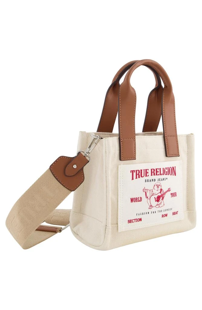 True Religion Brand Jeans Canvas Mini Tote Bag 3