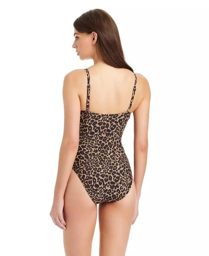 Sanctuary French Kitty Over-The-Shoulder Keyhole One-Piece Swimsuit 3