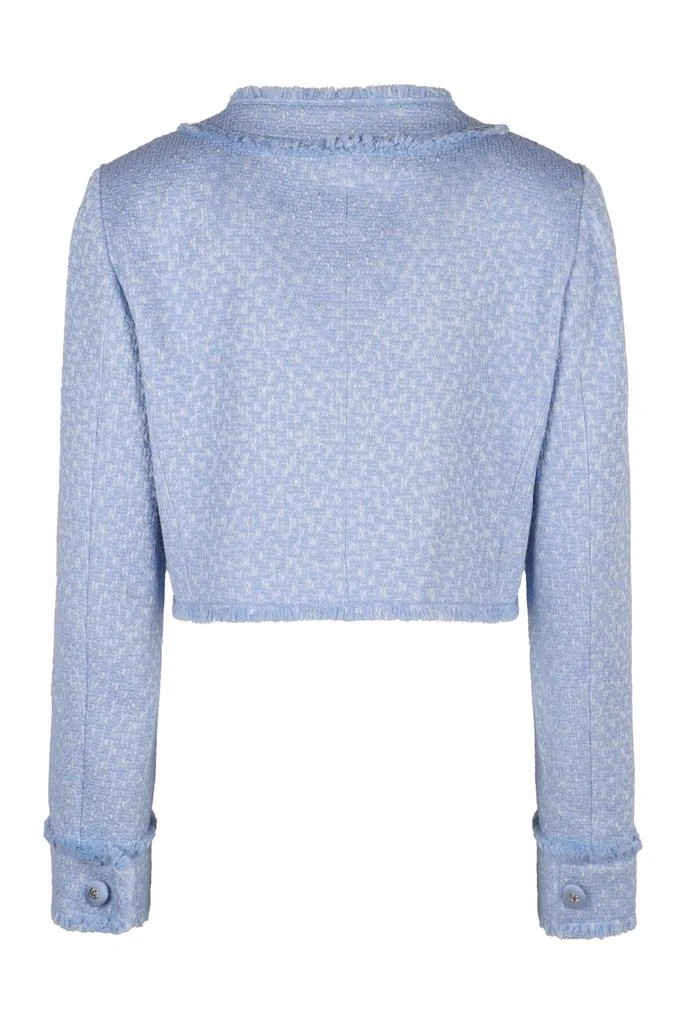 Dolce & Gabbana LIGHT BLUE TWEED BLAZER 2