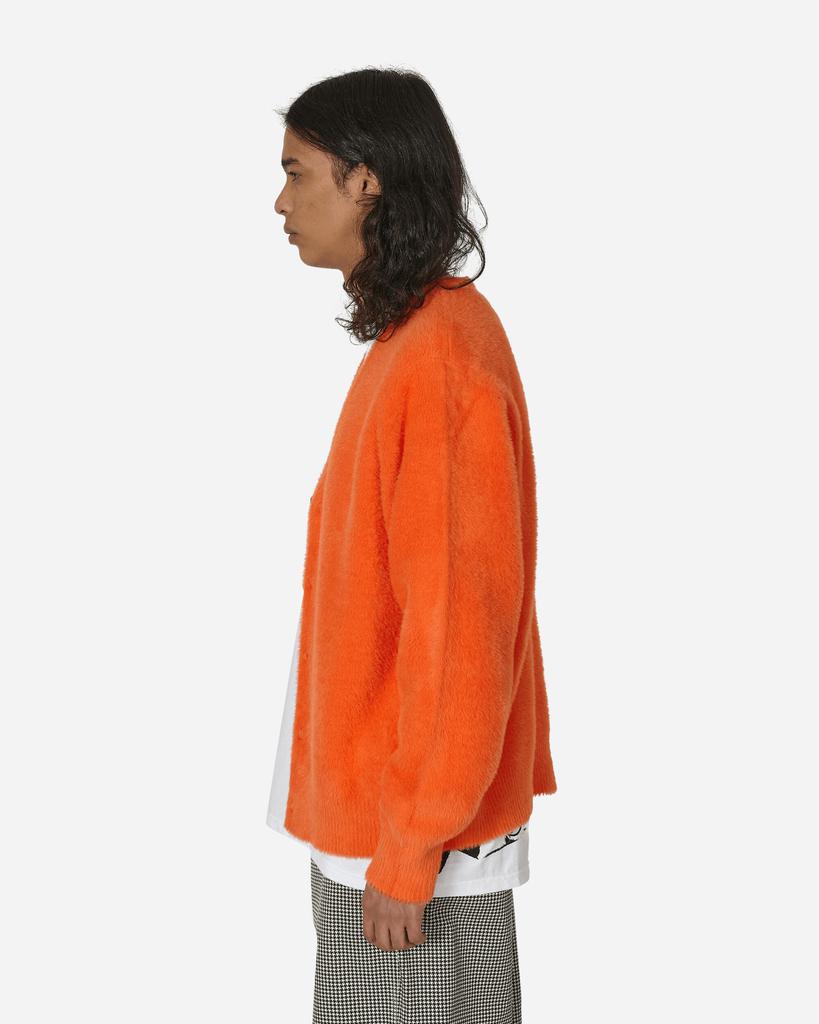 STUSSY Shaggy Cardigan Orange - Sweaters - BeyondStyle