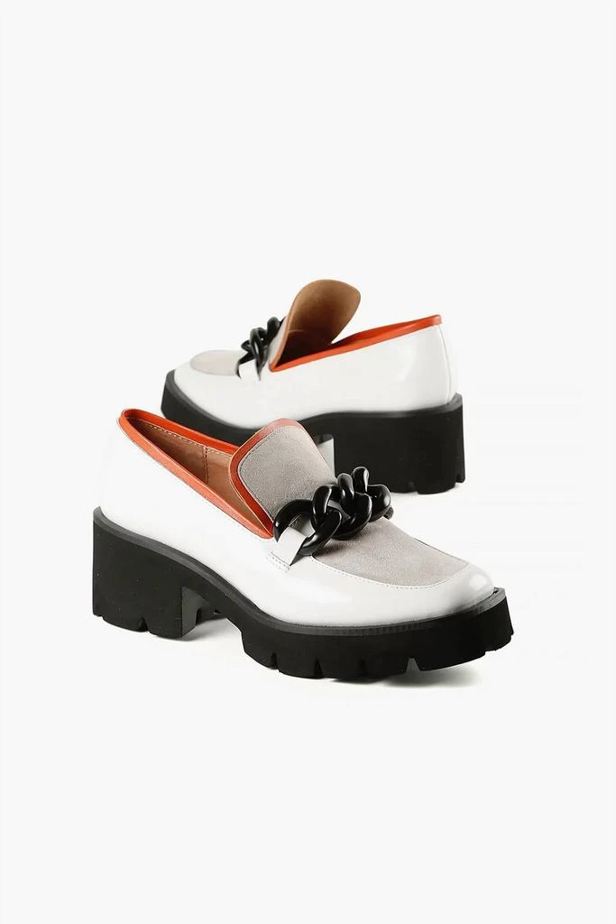 All Black CHUNK LINKS LADY LUGG LOAFER 3