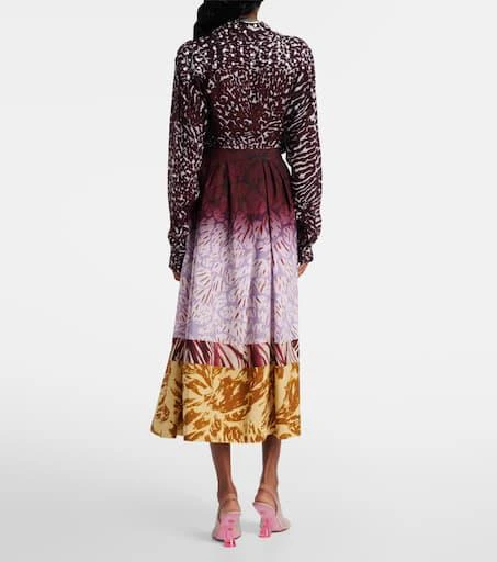 Dries Van Noten Printed cotton maxi skirt 3