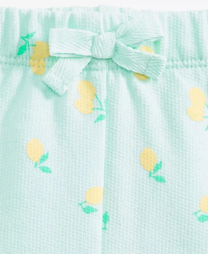 First Impressions Baby Girls
 French Terry Lemon Toss Shorts, Macy
s Exclusive 3