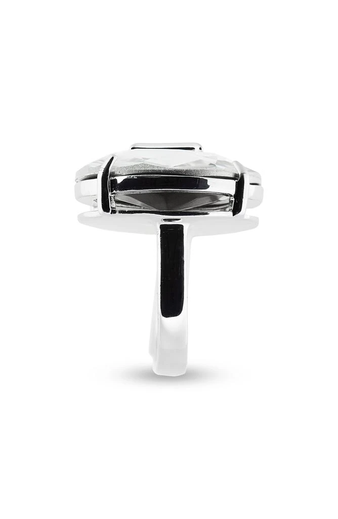 AREA Crystal Three Stone Knuckle Ring 2