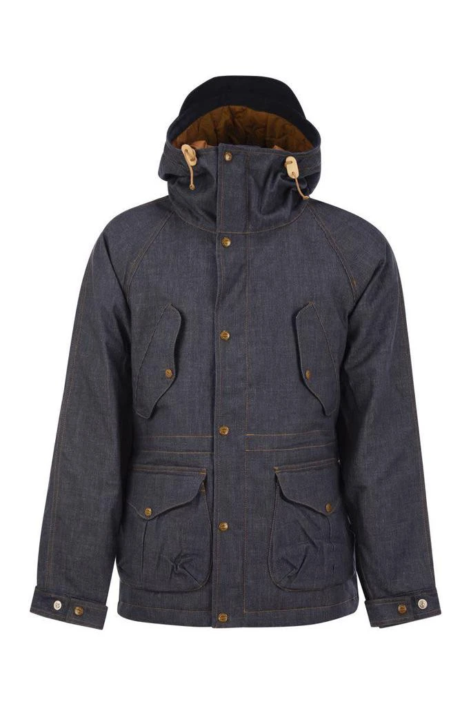 MANIFATTURA CECCARELLI Manifattura Ceccarelli New Fisherman Denim - Hooded Parka In Denim Fabric 1
