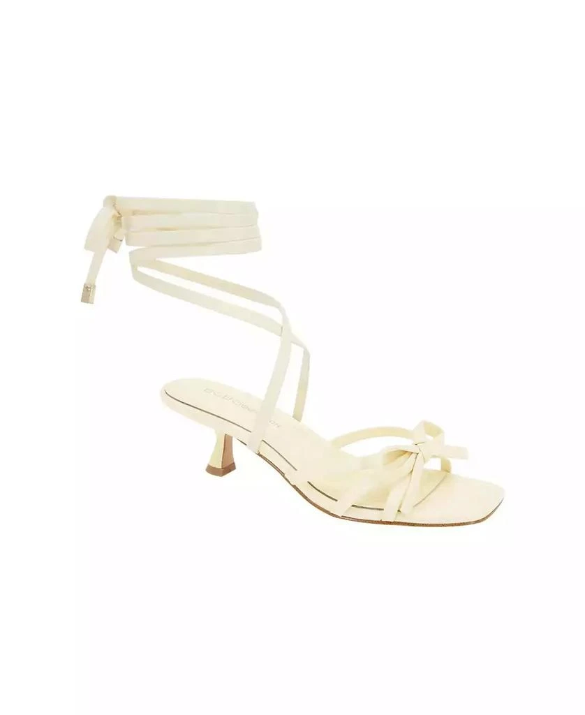 BCBG Women
s Imerez Ankle Wrap Kitten Heel Sandals 1