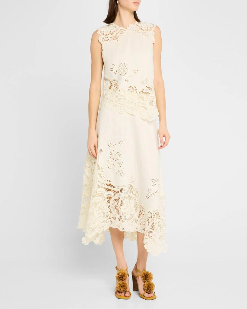 Rae Lace Linen Midi Skirt  On Sale Now with Up to 61% Off | Discover  Exclusive Deals & Savings at BeyondStyle  Authentic Ulla Johnson  Women|women's clothing|skirts|women with Limited-Time Discounts, Free