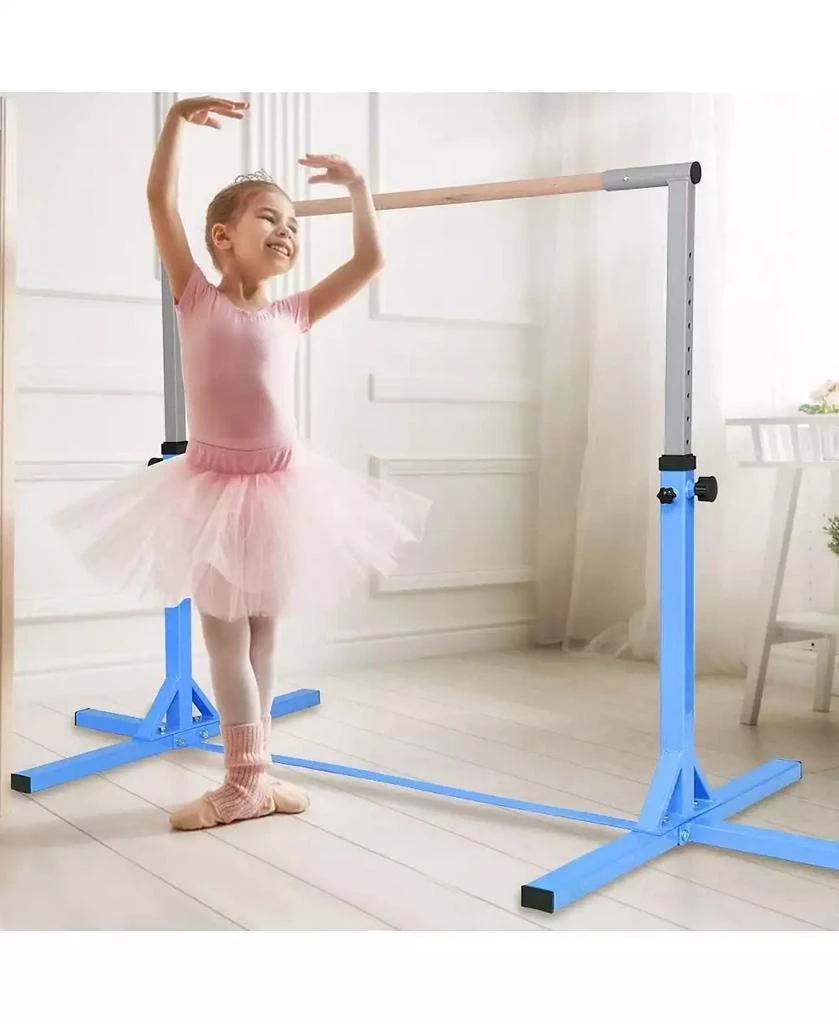 KUYOTQ Adjustable Gymnastics Horizontal Bar for Kids 8