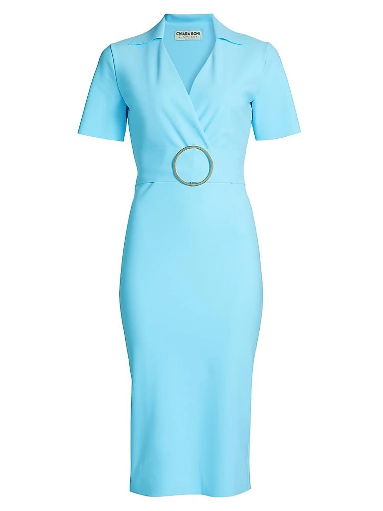 Chiara Boni Shihi Belted Cocktail Dress 1