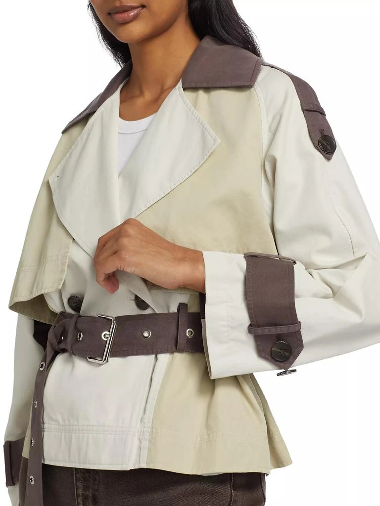 Derek Lam Ines Cropped Trench Jacket 6