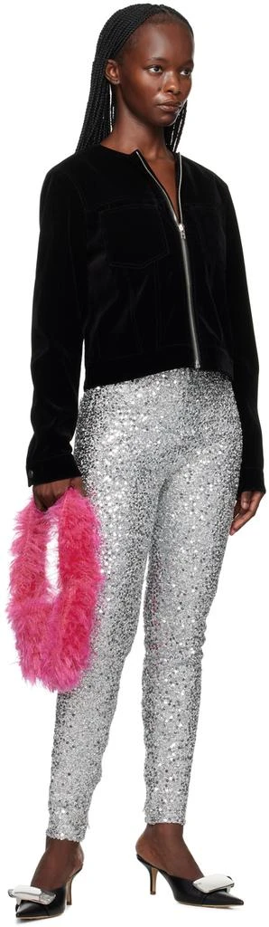 We11done Silver Sequins Leggings 4