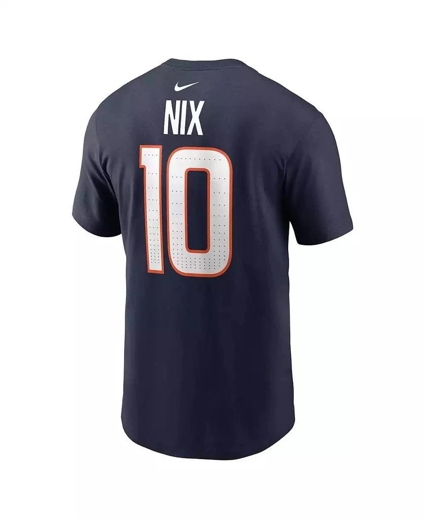 NIKE Men's Bo Nix Navy Denver Broncos 2024 NFL Draft Player Name Number T-Shirt 3