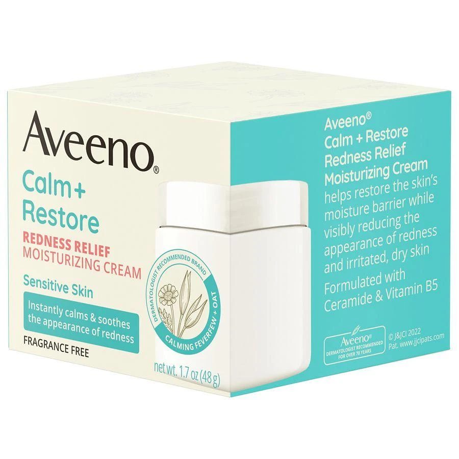 Aveeno Calm + Restore Redness Relief Cream, Face Moisturizer 6