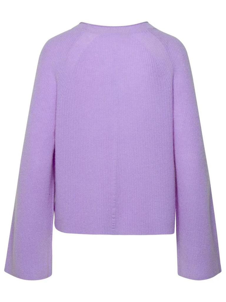 360 Cashmere 360 Cashmere 'Sophie' Lilac Cashmere Sweater 3