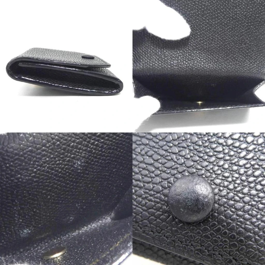VALEXTRA Leather Coin Purse/Coin Case (Pre-Owned) 4
