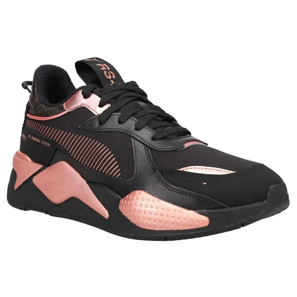 Puma RS-X Black Rose Lace Up Sneakers 2
