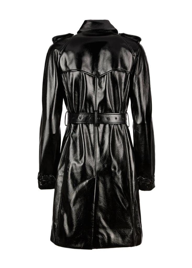 Michael Kors Faux patent leather trench coat 9