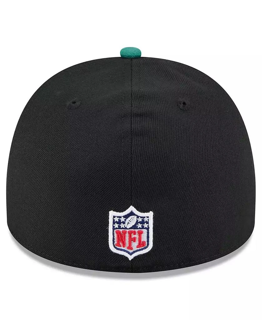 New Era Men's Black/Green New York Jets 2025 NFL Draft On Stage A-Frame 59FIFTY Fitted Hat 2
