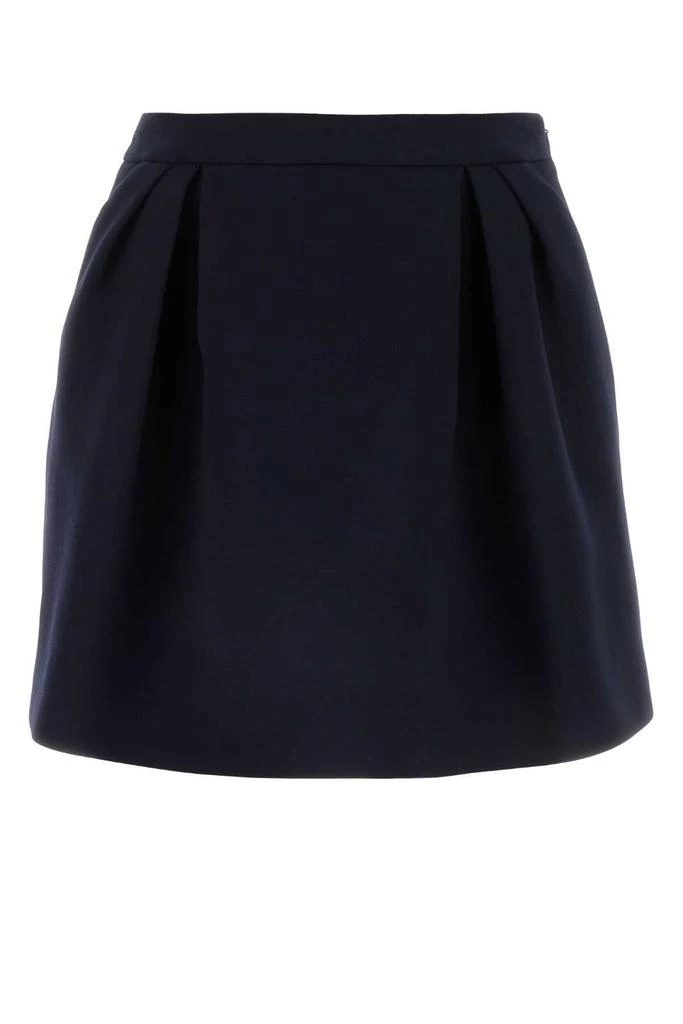 Alessandra Rich Pleated Mini Skirt 1