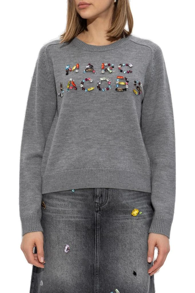 Marc Jacobs Marc Jacobs Gem Knit Logo Crewneck Jumper 2
