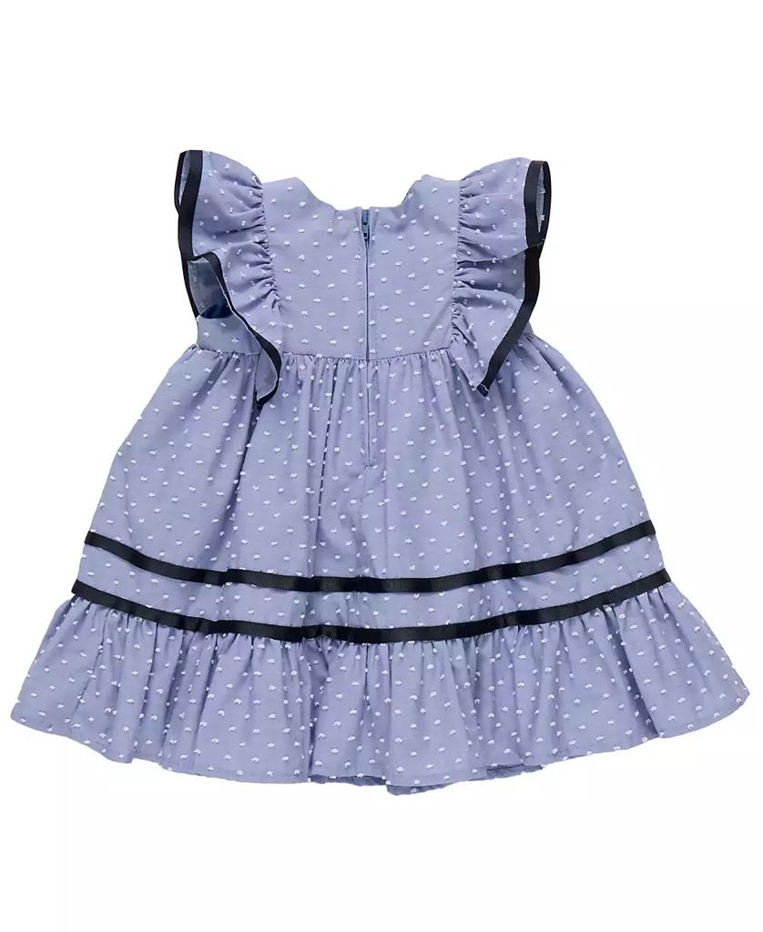 Bonnie Baby Baby Girls 2-Piece Clip Dot Nautical Dress