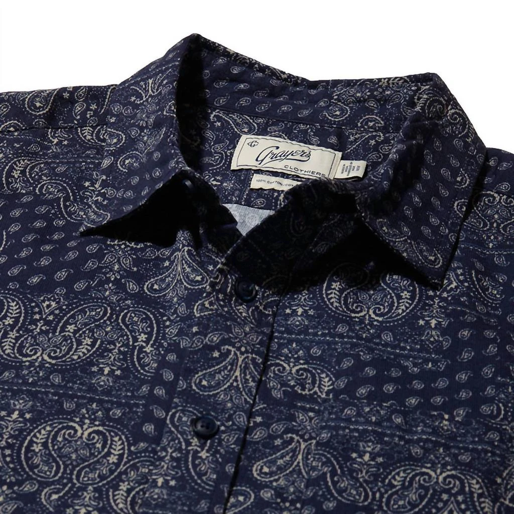 Grayers Grayers - Bedford Textured Printed Shirt 3