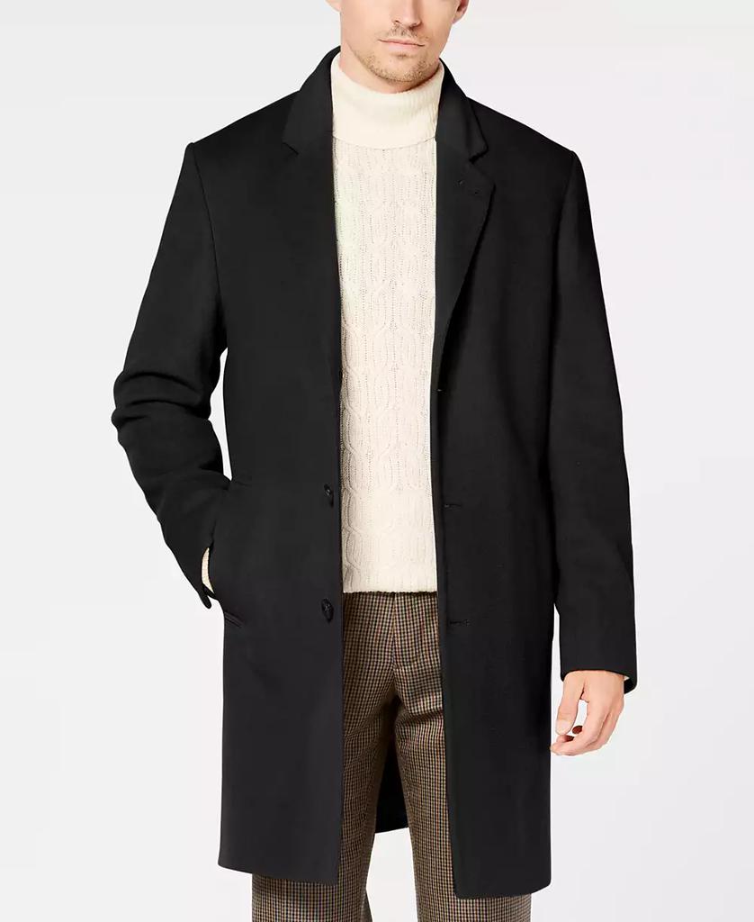 NEW selling Michael Kors Black 44R Madison Wool cashmere overcoat