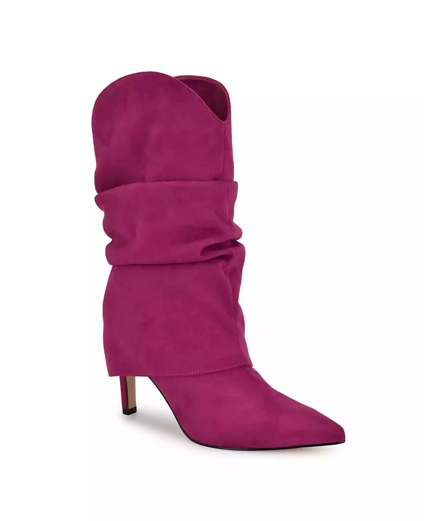 Nine West Women's Glitch Pointy Toe Slouchy Dress Boots 1