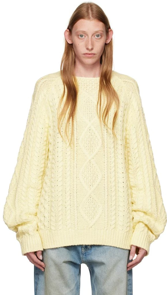 Essentials Yellow Raglan Sweater 1
