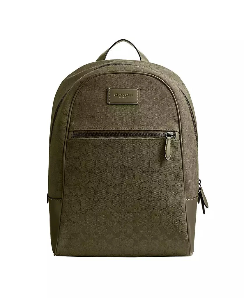 Coach Men's Signature Jacquard Backpack 8