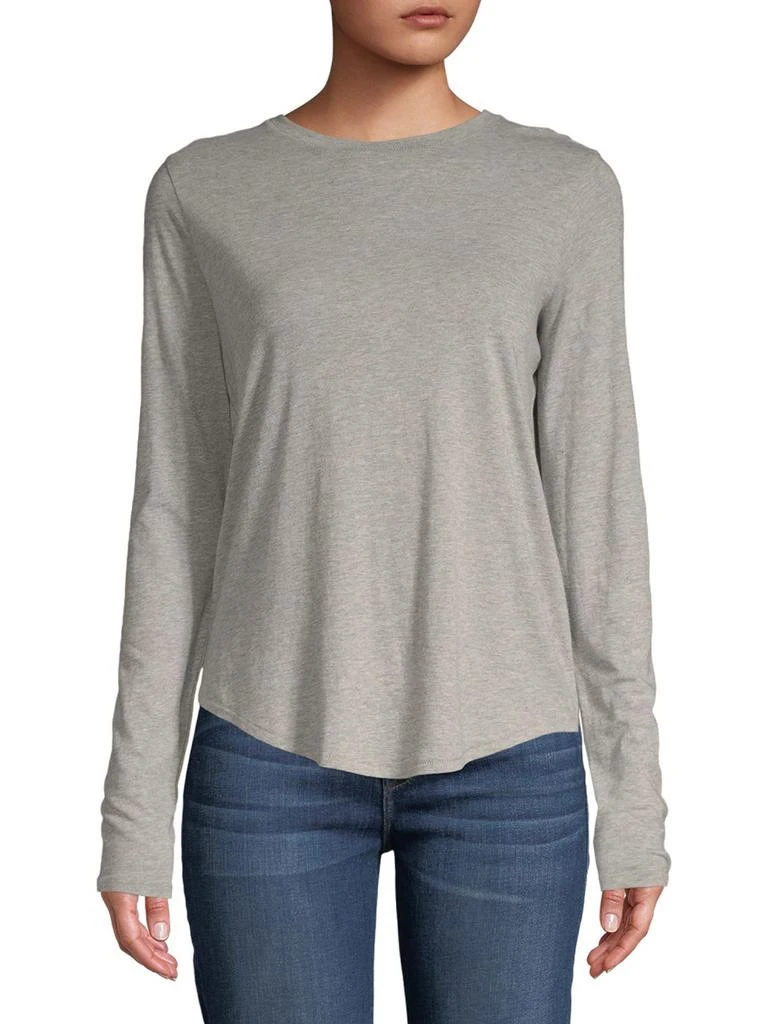 Vince Little Boy Long-Sleeve Crewneck T-Shirt 1