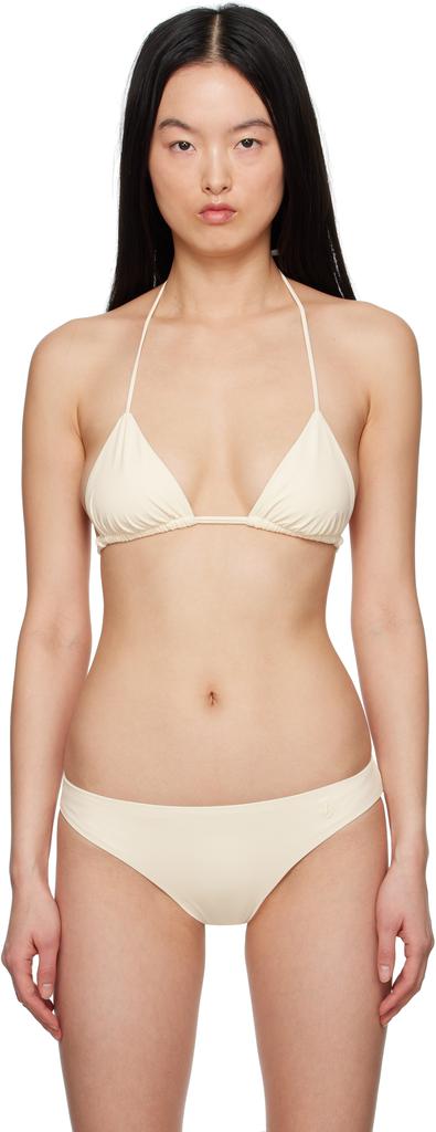 Venuja Butter-Coloured Triangle Bikini Set – On Sale Now Venuja Butter-Coloured Triangle Bikini Set – On Sale Now