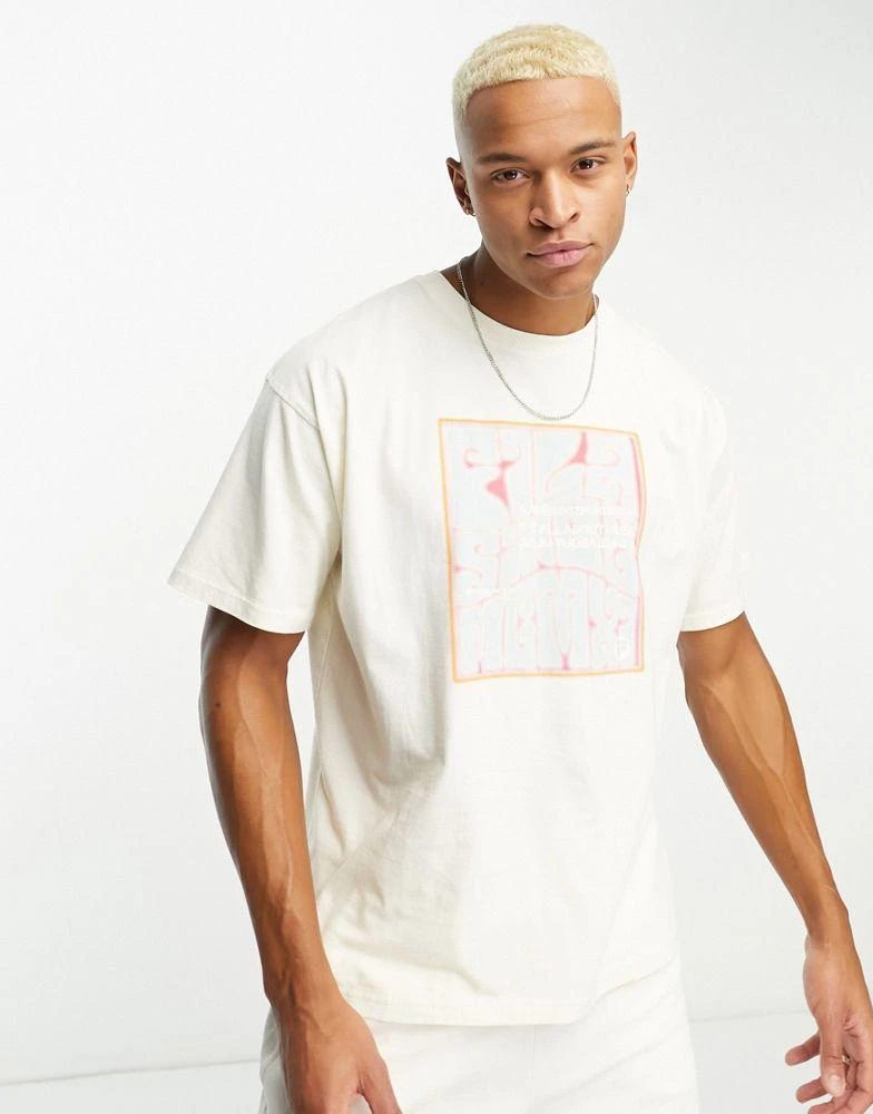 Fila Fila Gordon t-shirt with retro back print in off white 1