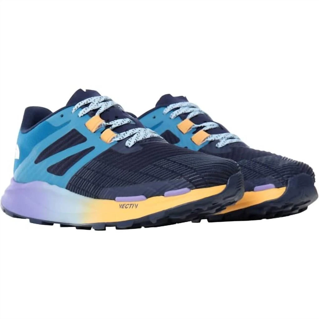 The North Face Women
s Vectiv Eminus Trail Running Shoes In Tnf Navy/banff Blue 2
