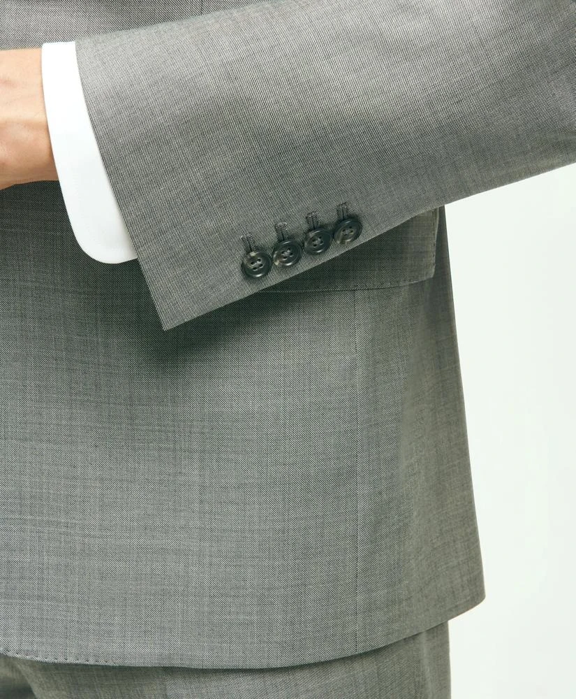 Brooks Brothers Classic Fit Wool Sharkskin 1818 Suit 5