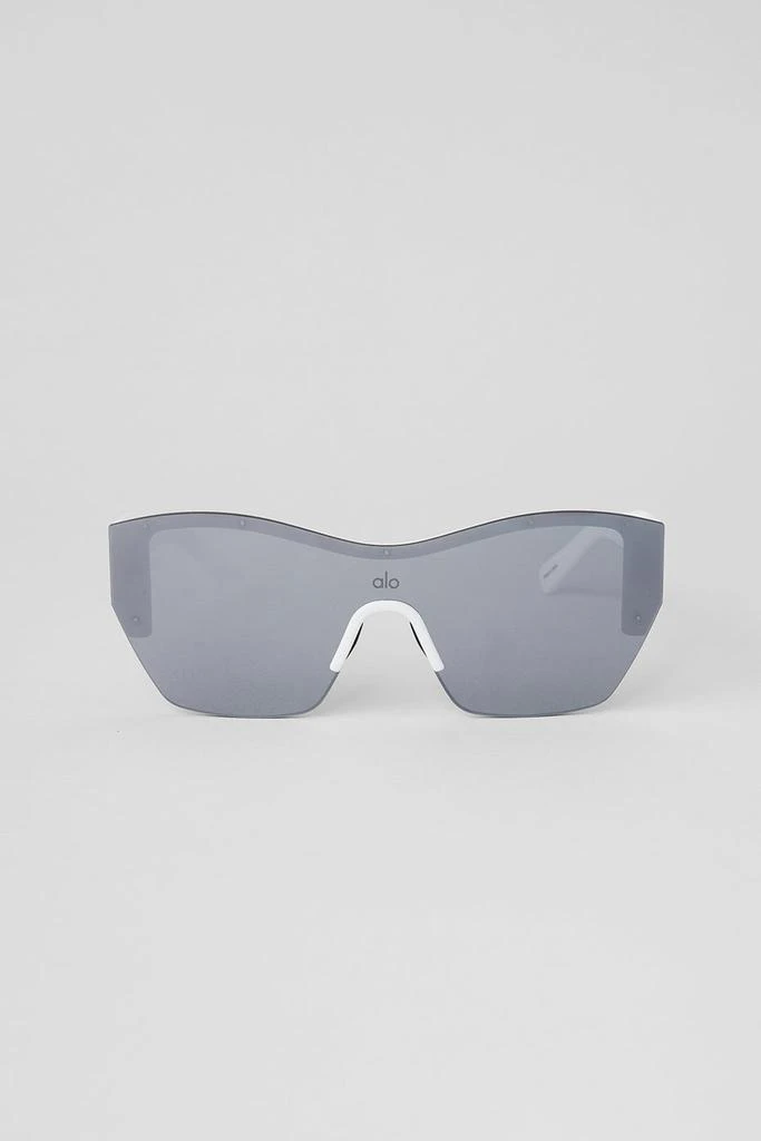 Alo Stunner Sunglasses - Gunmetal/White 1