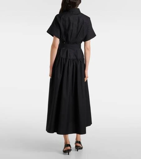 Max Mara Agoraio pleated cotton shirt dress 3