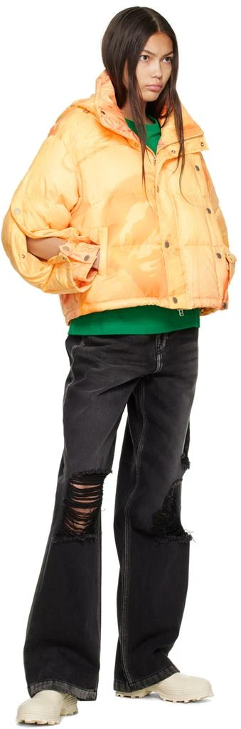 Feng Chen Wang Orange Deconstructed Down Jacket 4